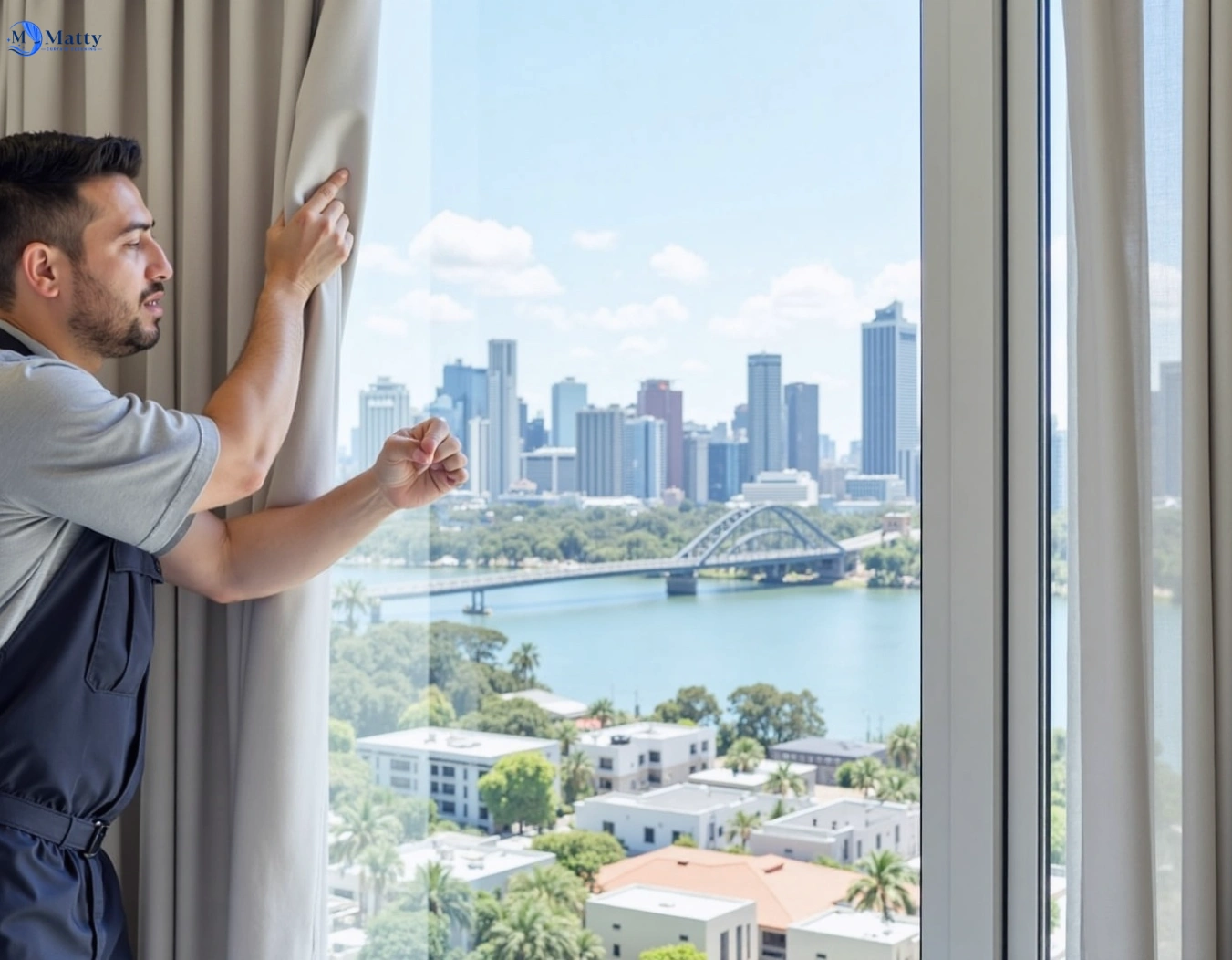 Professional curtain steam cleaning service upwey-vic QLD by Matty Curtain Cleaning